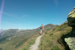 Ascension vers le col du Mont