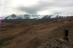 Les glaciers depuis le Col St Georges