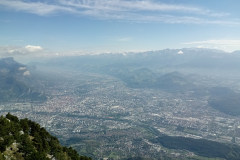 Grenoble depuis le sommet