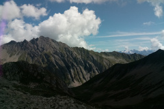 Vue depuis le col du rocher de St Laurent