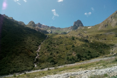 Le refuge et la Pierra Menta