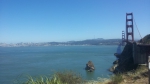 Le golden gate bridge vue côté Sausalito (Marin County)