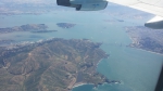 Le Golden gate bridge vu de l'avion